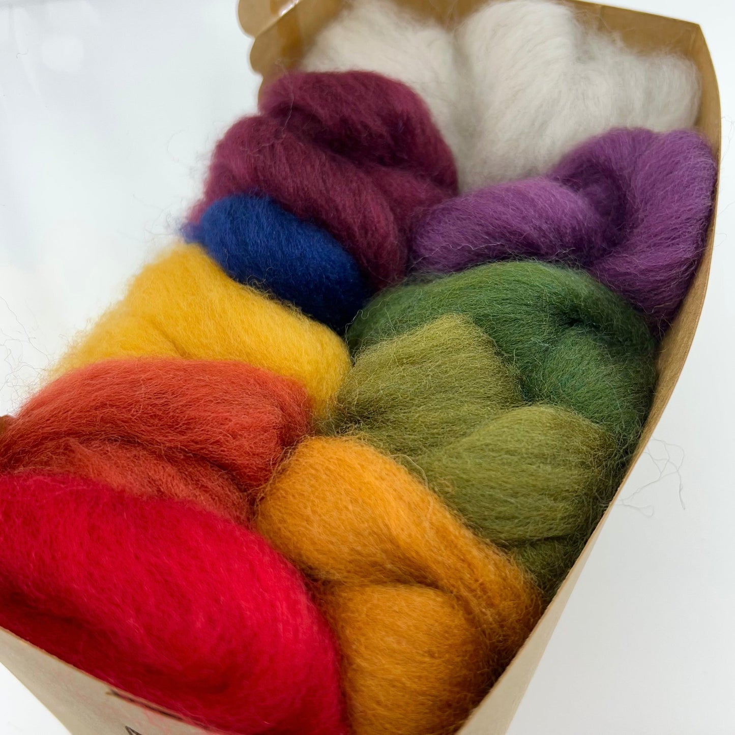 Gather Goods-Wool Roving Palette Packs-craft notion-Muted Rainbow-gather here online