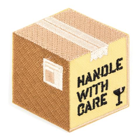 These Are Things-Handle With Care Iron-On Patch-patches + pins-gather here online