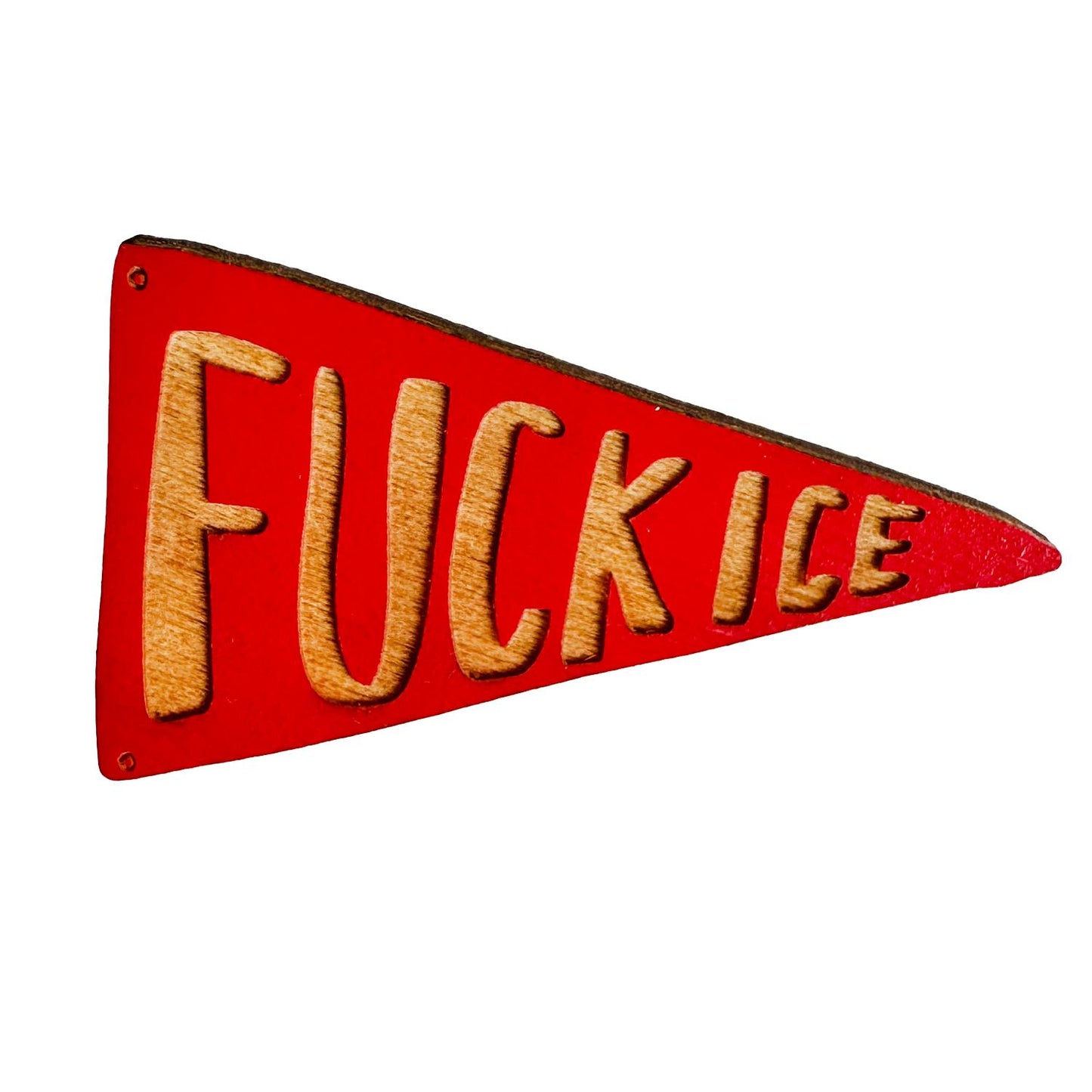 SnowMade-F*ck Ice Pin-patches + pins-Red-gather here online