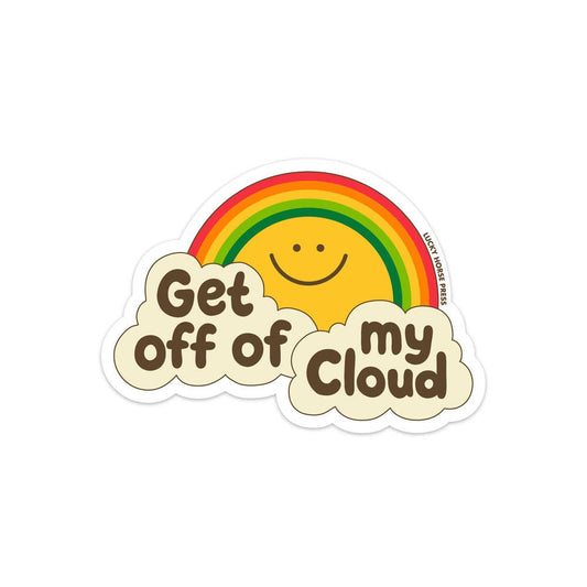 Lucky Horse Press-Get Off Of My Cloud Sticker-accessory-gather here online