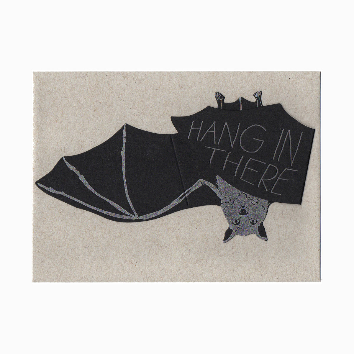 Bat Hang In There Greeting Card