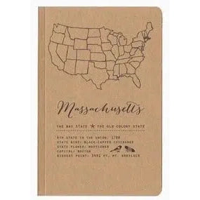 Blackbird Letterpress-Massachusetts Letterpress Notebook-journals-gather here online