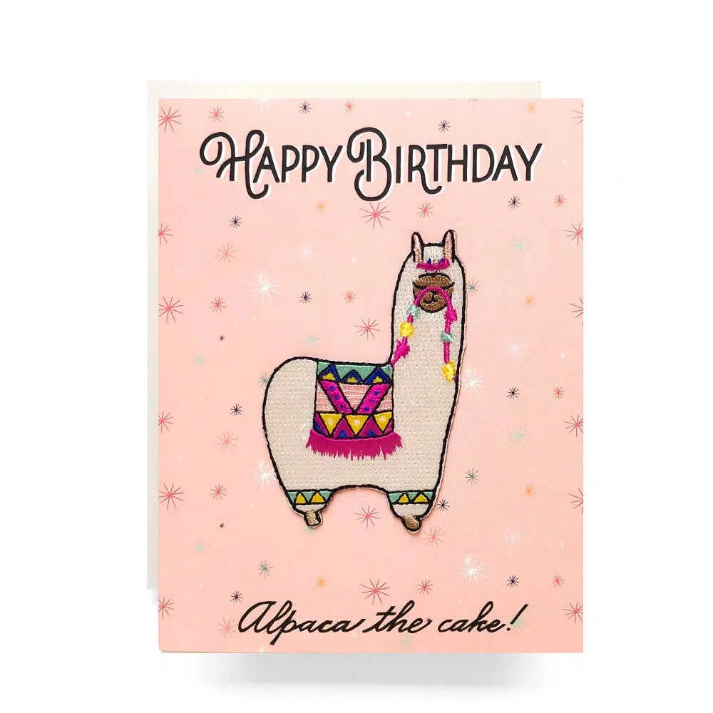 Antiquaria-Alpaca Patch and Greeting Card-greeting card-gather here online