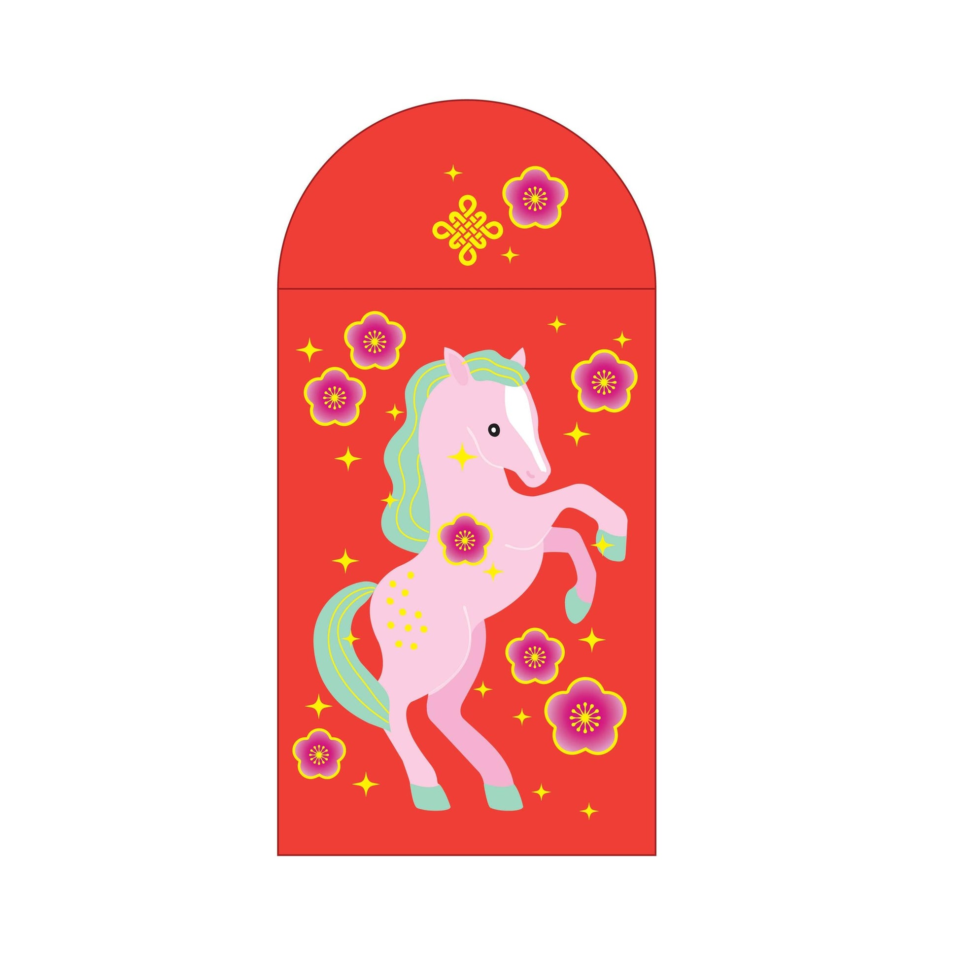 ILOOTPAPERIE-Year of the Horse Gold Foiled Red Envelopes - Set of 3-greeting card-gather here online