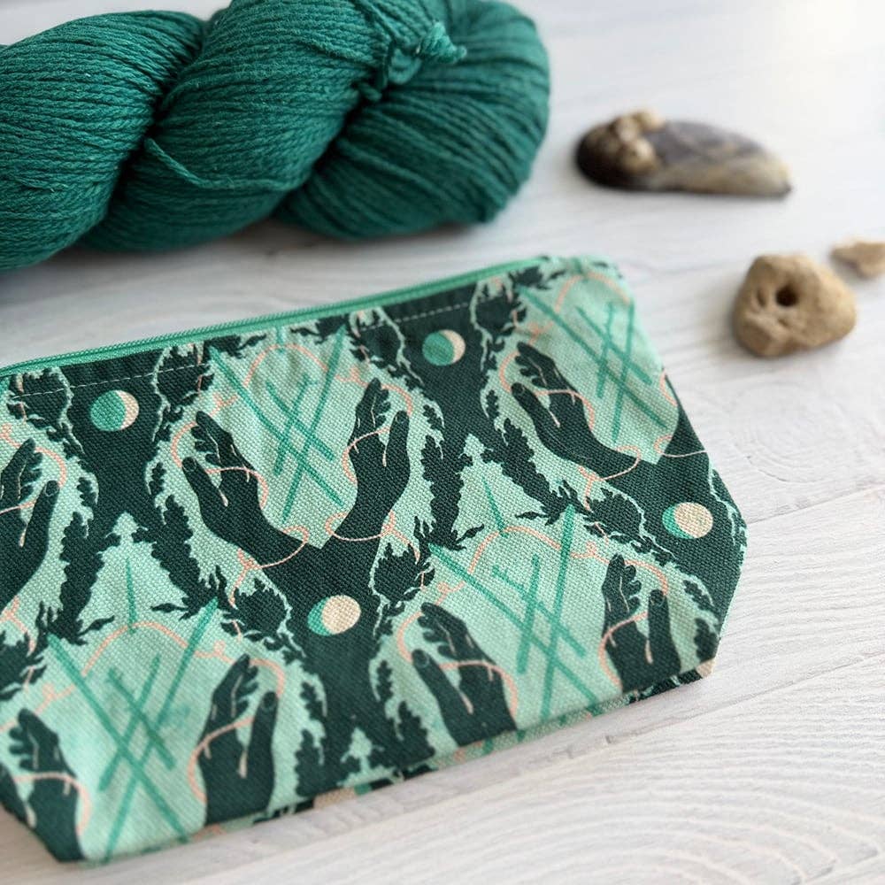 Home Row Handcraft-Notions Zipper Pouch - Song of The Sea-craft organizer-gather here online