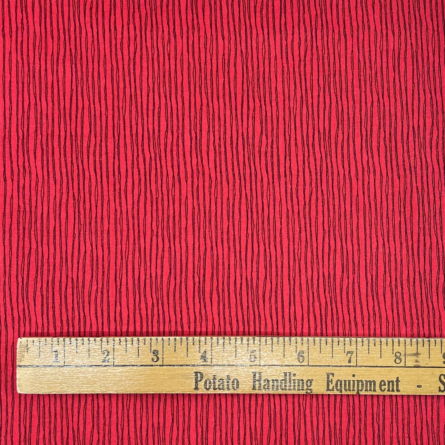 Sevenberry-Red With Lines on Cotton Shirting-fabric-gather here online