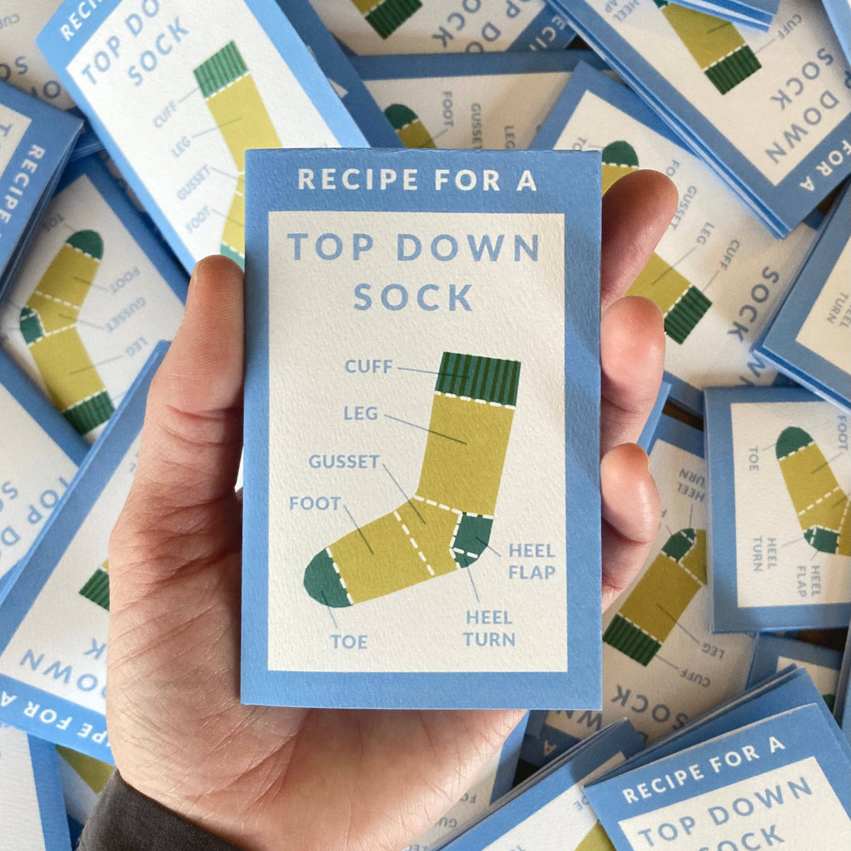 Top Down Sock Mini Zine