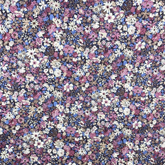 Good Taste-Violet Floral on Cotton Lawn-fabric-gather here online