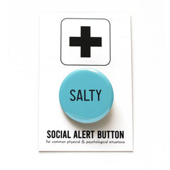 Word For Word-Salty Pinback Button-accessory-gather here online