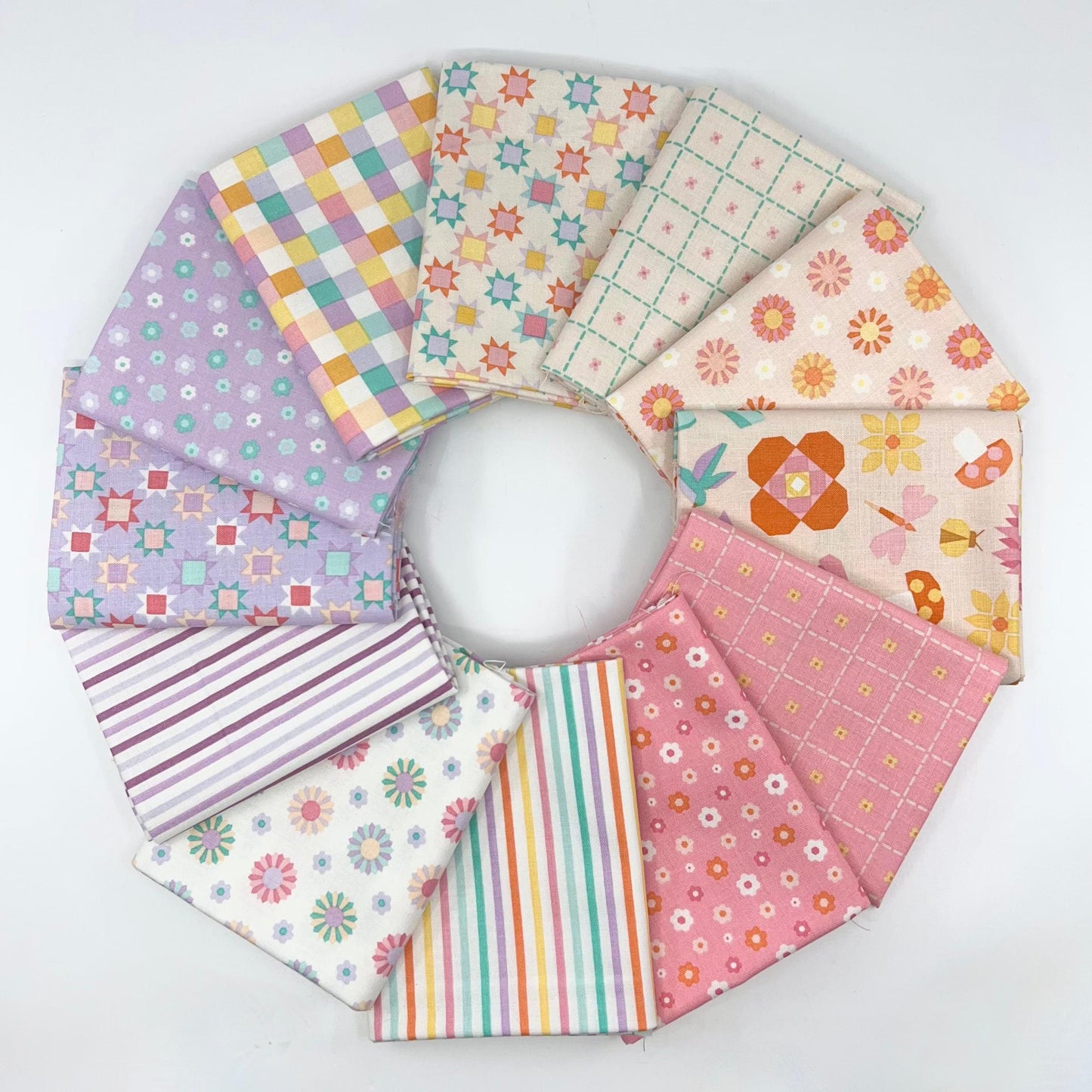 Riley Blake Designs-Fat Quarter Bundle of Patchwork (12 Pieces)-fat quarters-gather here online