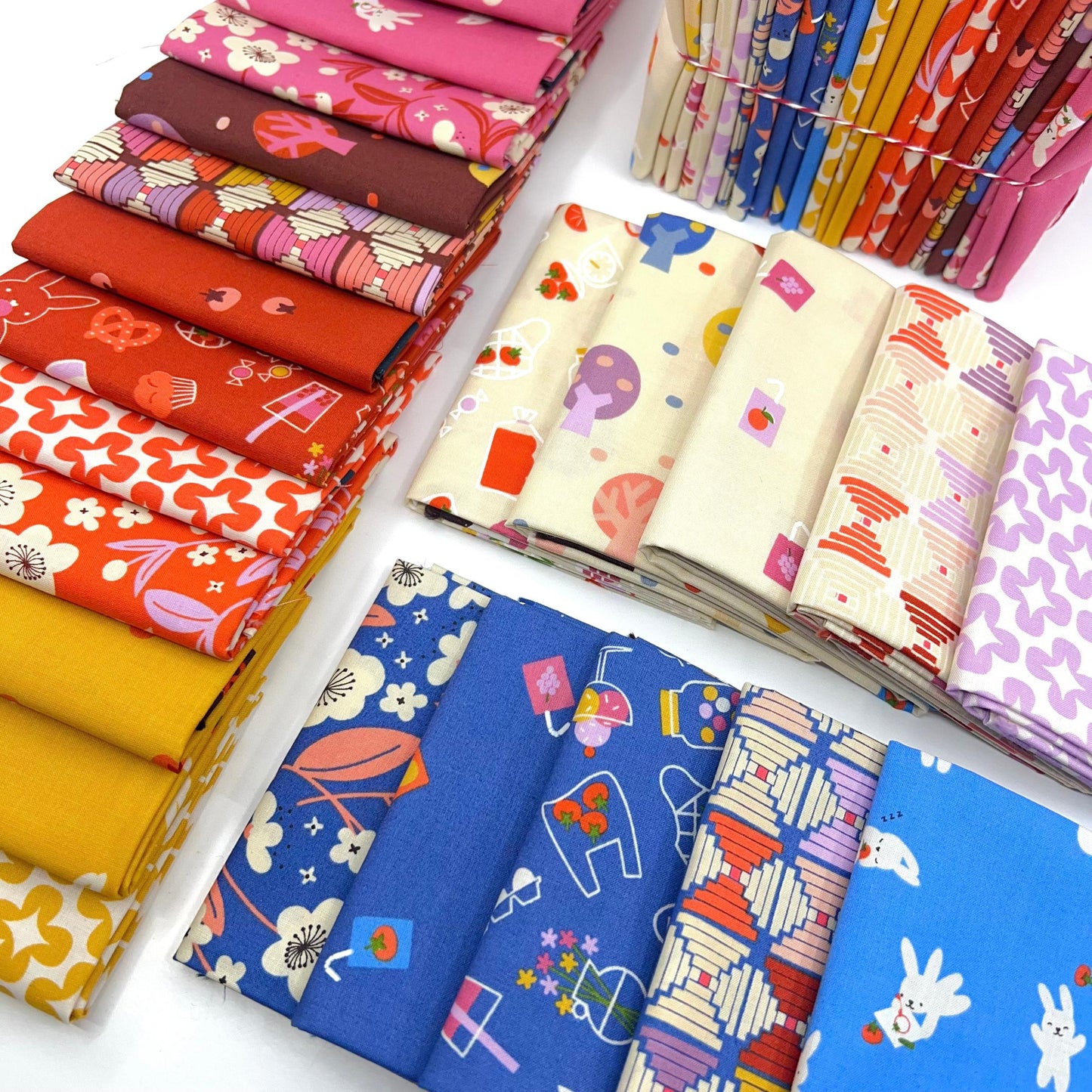 Fat Quarter Bundle of Persimmon (22 Pieces)