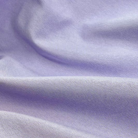 Carr Textile-REMNANT: 4.5oz Yarn Dyed Cotton/Poly Oxford, Lavender 30% OFF 1.55 yds-fabric remnant-gather here online