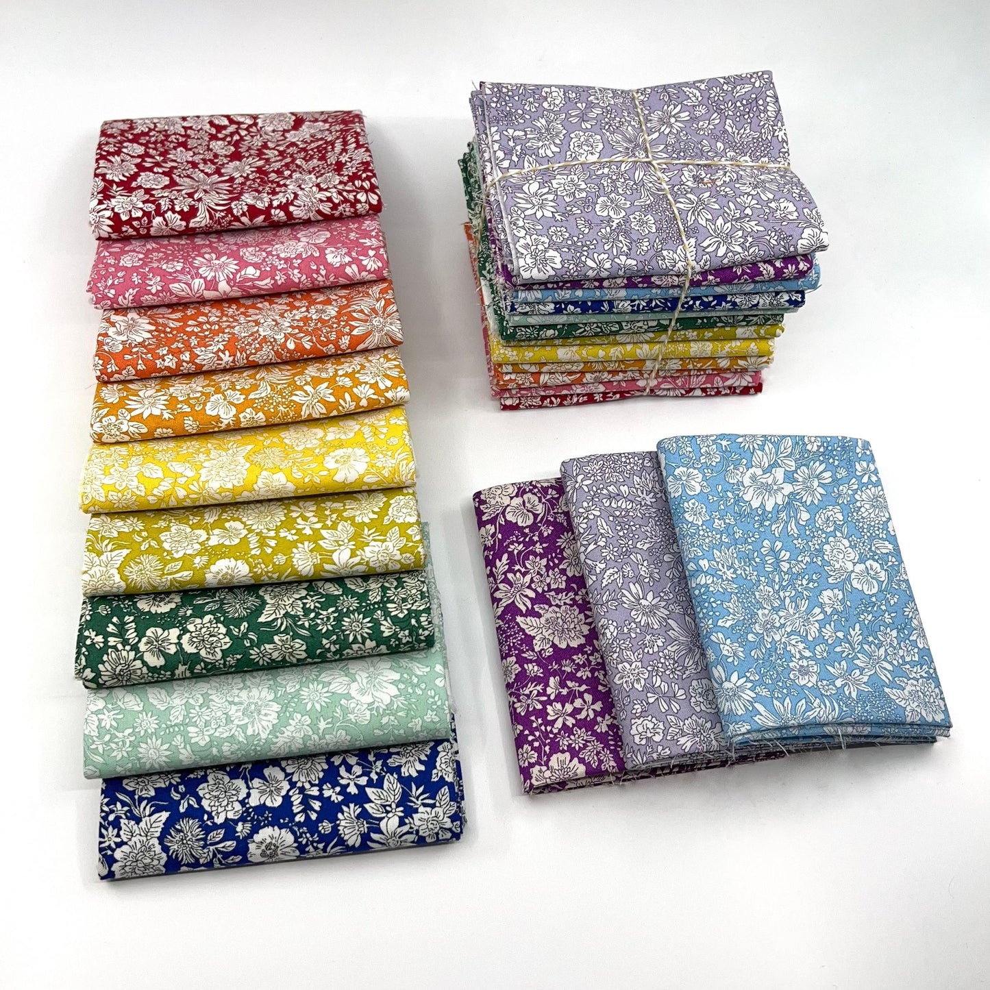 Fat Quarter Bundle of Rainbow Emily Belle (12 Pieces)