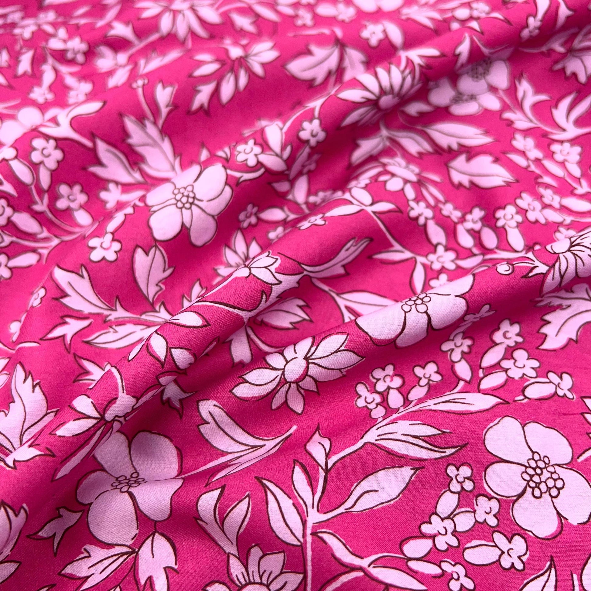 Liberty of London-Tana Lawn - Callie Meadow C-fabric-gather here online