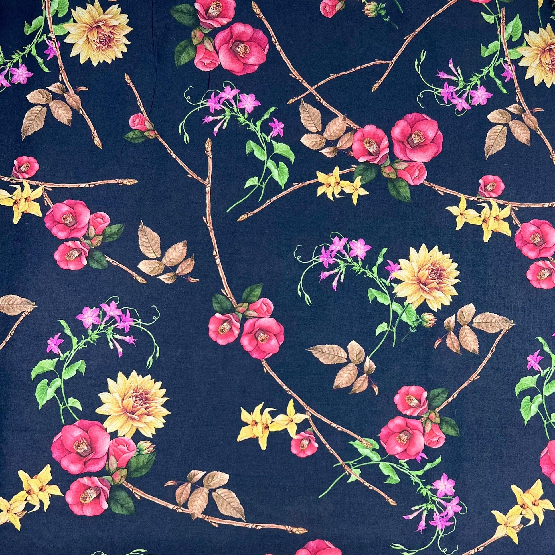 Lady McElroy-Cerutti Lawn - Sophia-fabric-gather here online