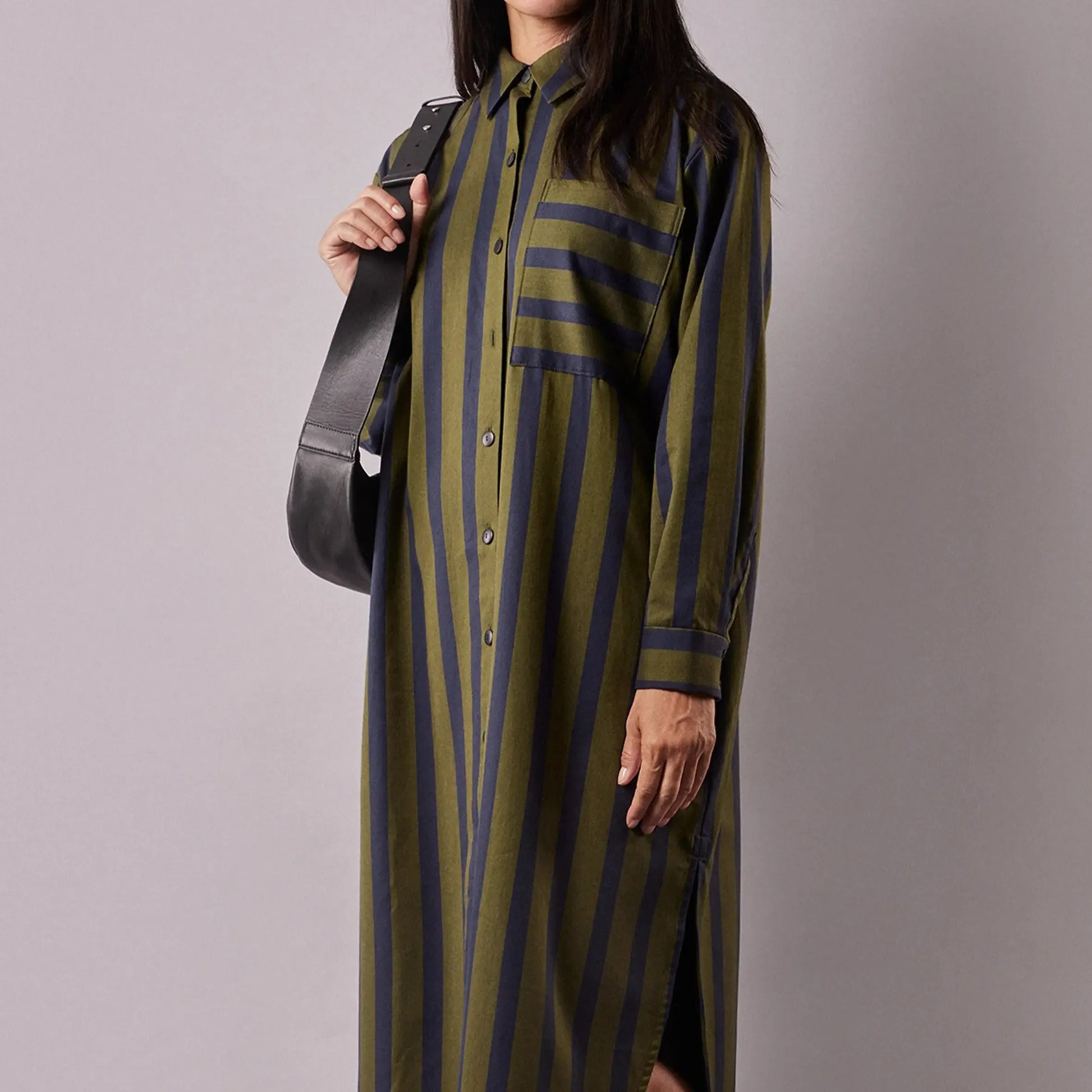 Atelier Brunette-LA Robe Chemise Dress Pattern-sewing pattern-gather here online