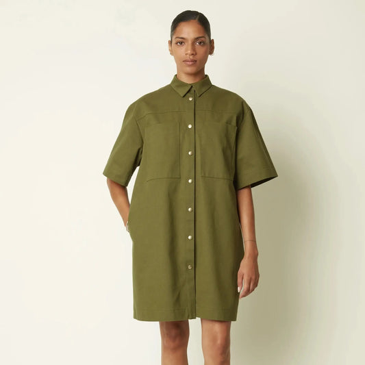Atelier Brunette-LA Petite Robe Dress Pattern-sewing pattern-gather here online