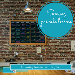 gather here classes-Sewing Private Lessons-class-1 hour-gather here online