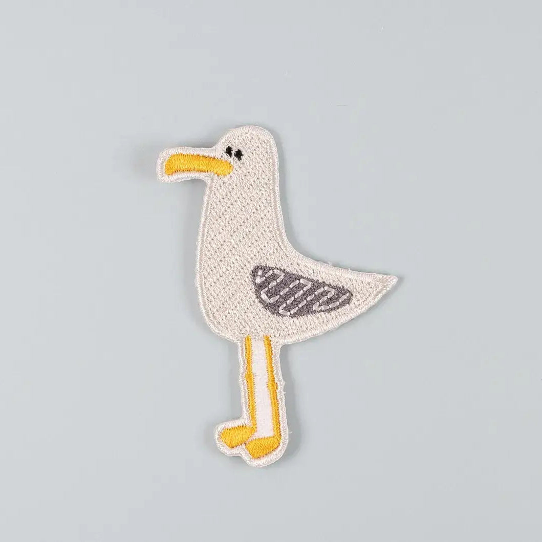 Field Trip Threads-Seagull Iron-On Patch-patches + pins-gather here online