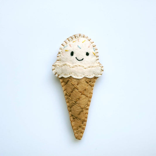 Shawna Smyth Studio-Ice Cream DIY Felt Kit-sewing kit-gather here online