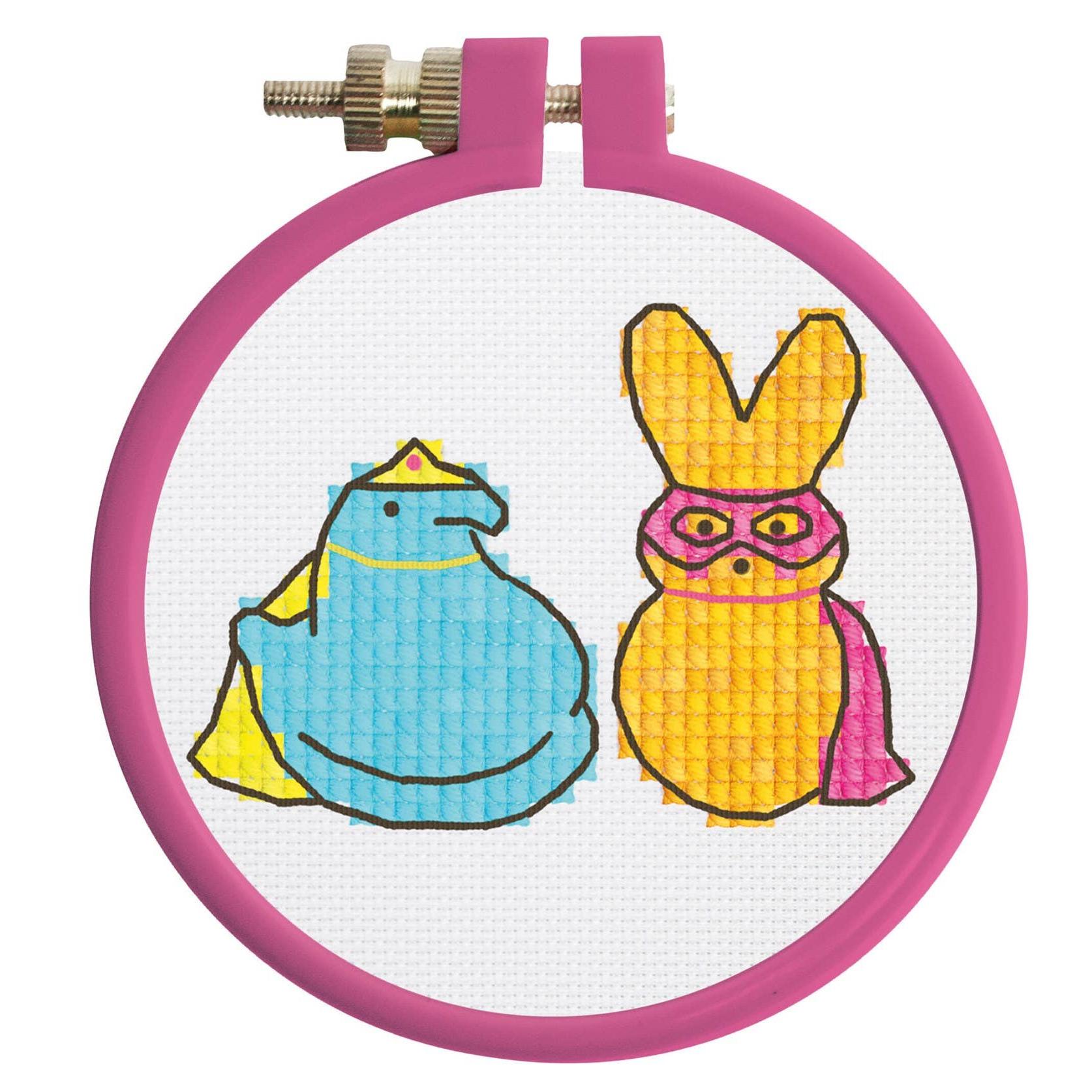 Hachette-PEEPS Cross-Stitch Kit-xstitch kit-gather here online
