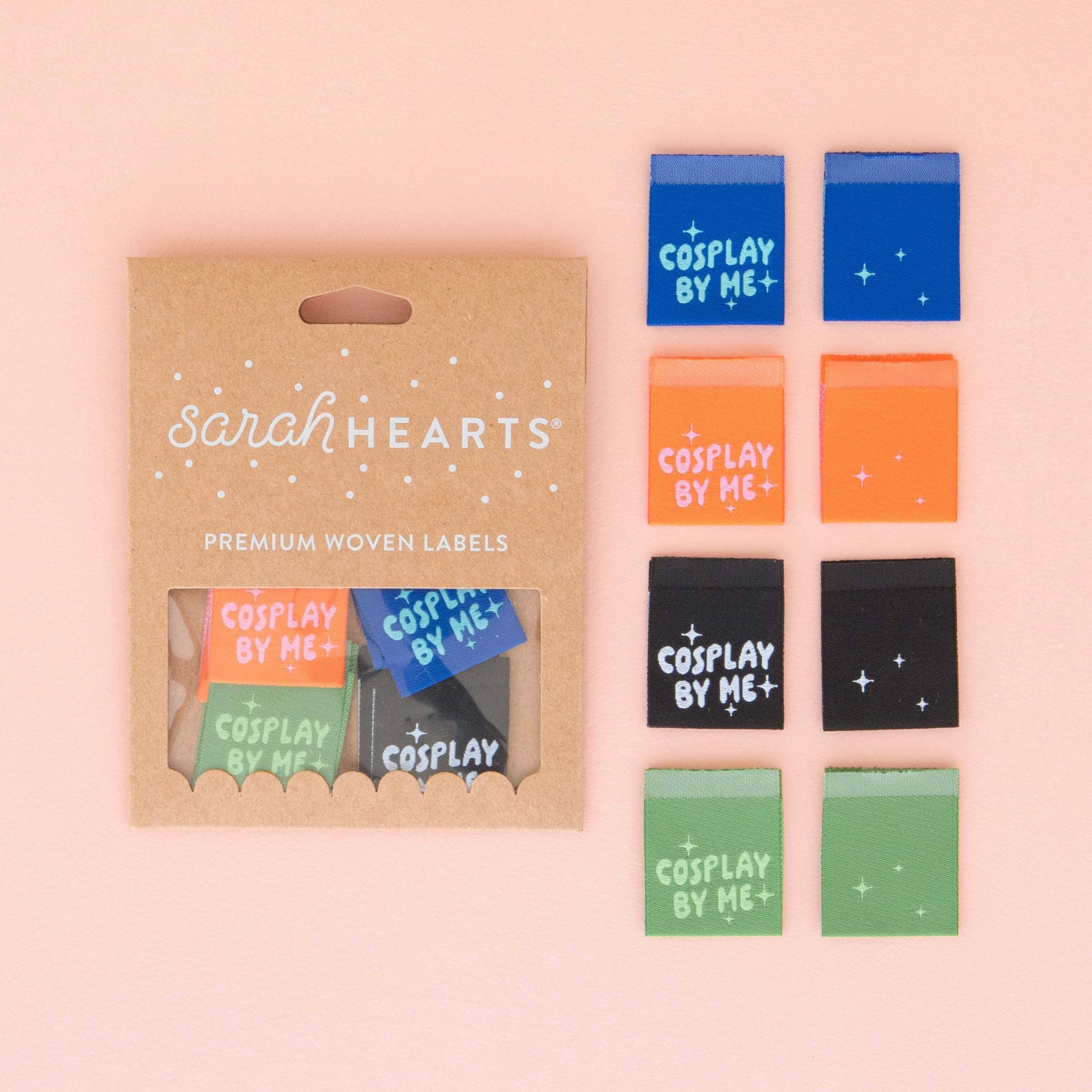 Sarah Hearts-Cosplay Multipack Labels - Woven Sewing Labels-notion-gather here online