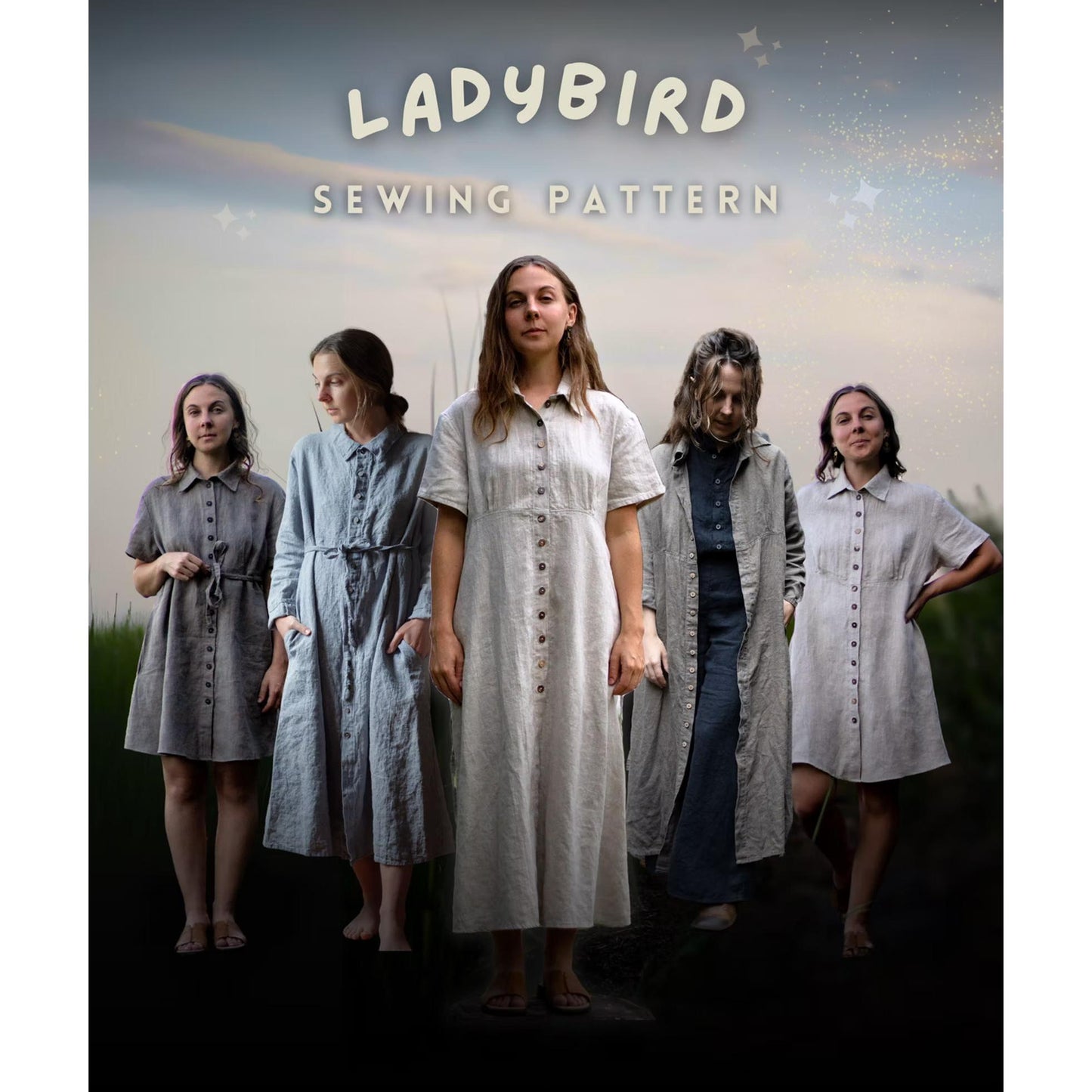 Charlie Darwin Textiles-Ladybird Jacket Pattern-sewing pattern-gather here online