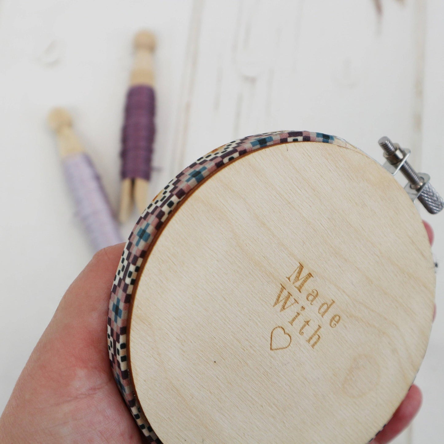 Stitchkits Crafts-Geometric Cross Stitch Kit, 4" Hoop-xstitch kit-gather here online