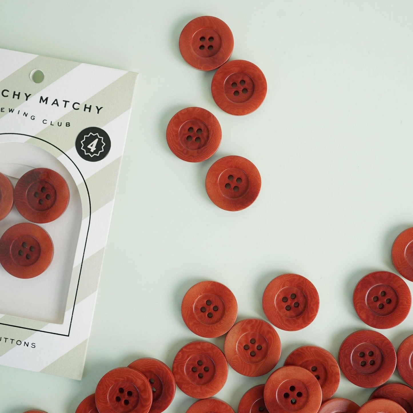 Matchy Matchy Sewing Club-Amber 1" Corozo Nut Buttons-button-gather here online