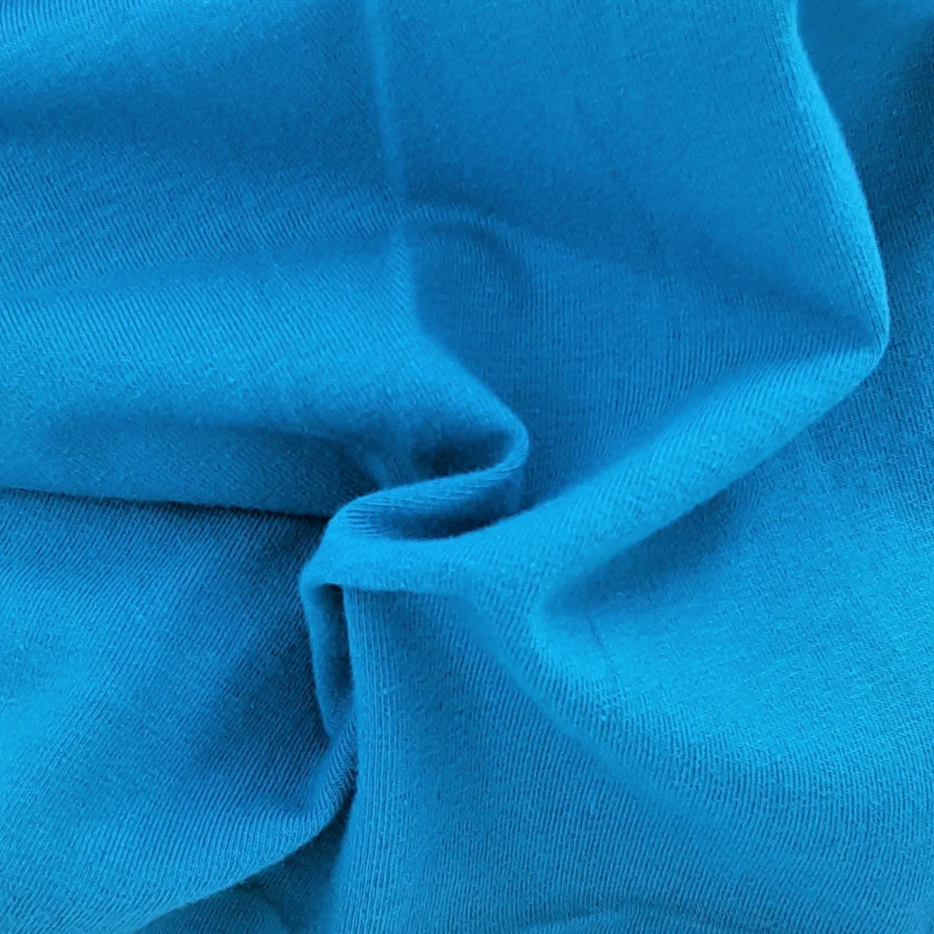 deadstock-Cornflower Blue 8oz Cotton/Spandex Jersey Knit-fabric-gather here online