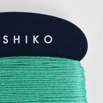 Daruma-Sashiko Thread Card (Thin)-thread-207 Emerald-gather here online