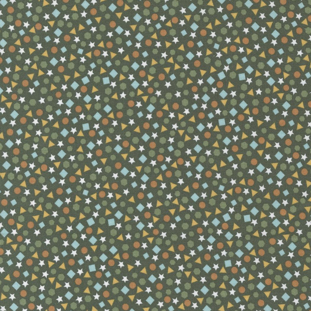 Moda-Shapes and More Dark Green-fabric-gather here online
