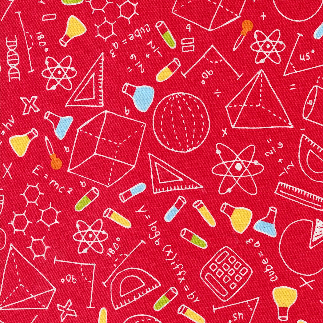 Moda-Math N Science Apple-fabric-gather here online