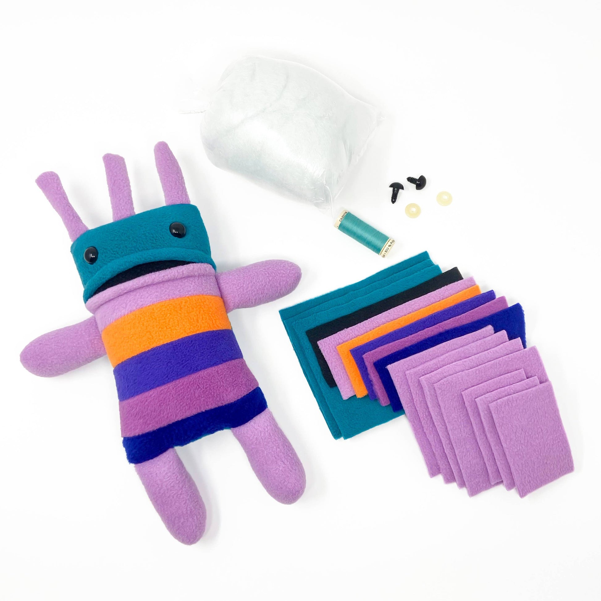 Mr. Sogs-Mini Creature Kit - Purple-sewing kit-gather here online