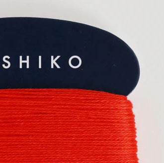 Daruma-Sashiko Thread Card (Thin)-thread-212 Vermillion-gather here online