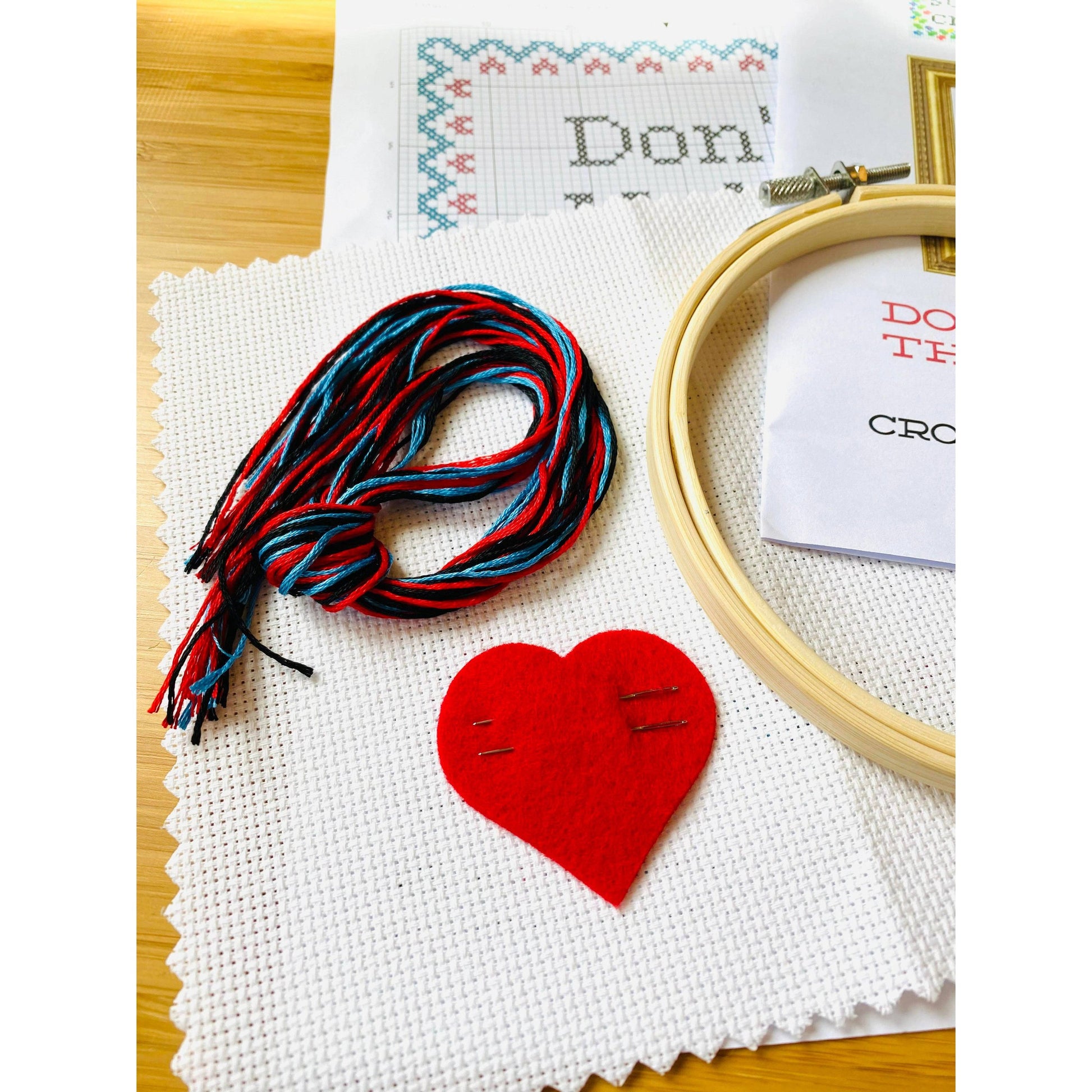 Subversive Cross Stitch-Fresh Out of F*cks-xstitch kit-Deluxe Kit-gather here online