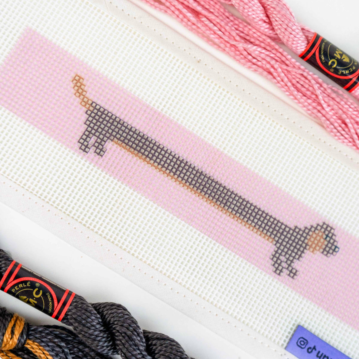 The Wi(e)nner Key Fob Needlepoint Kit
