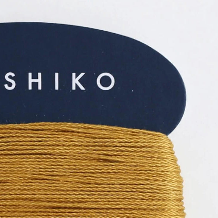 Daruma-Sashiko Thread Card (Thin)-thread-220 Brown Gold-gather here online