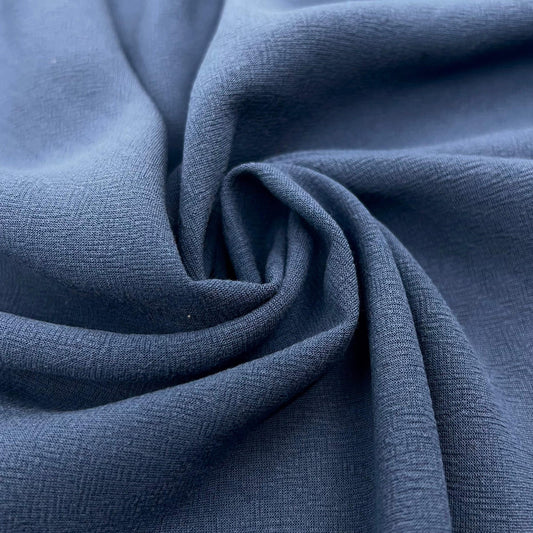 Secret Spark-Dune Washed Linen Rayon - Deep Midnight Blue-fabric-gather here online