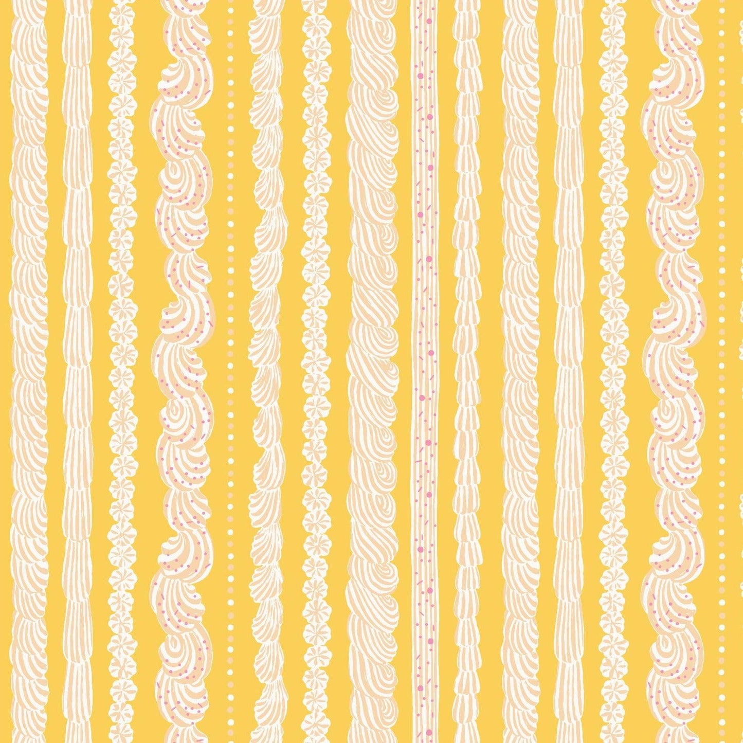 Cloud9-Buttercream Stripe-fabric-gather here online