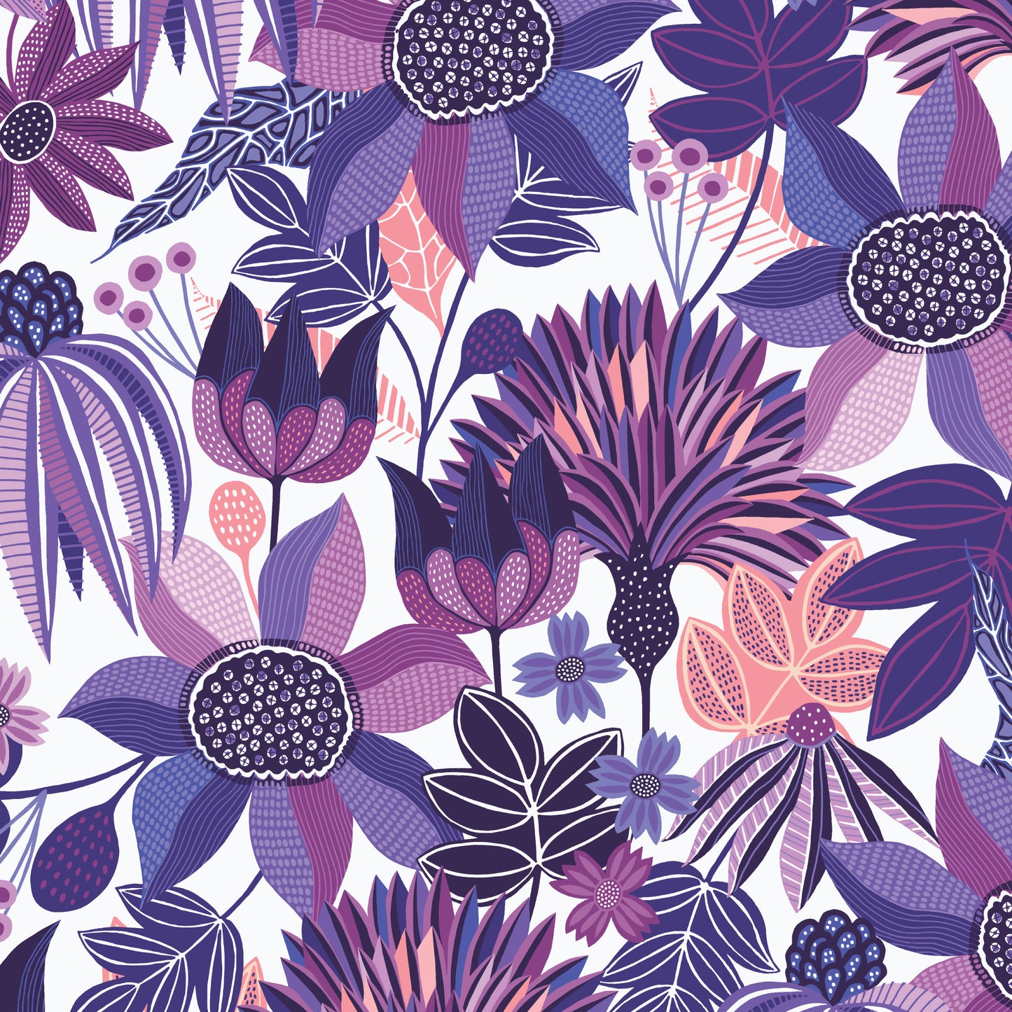 Cloud9-Paradise Floral-fabric-gather here online