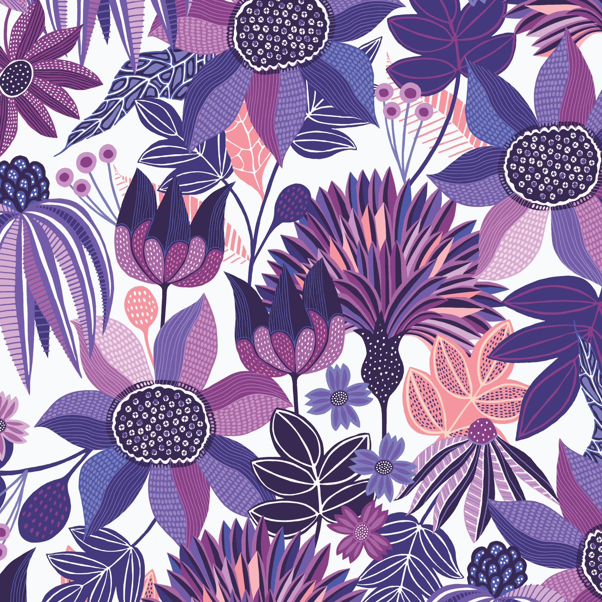 Cloud9-Paradise Floral-fabric-gather here online