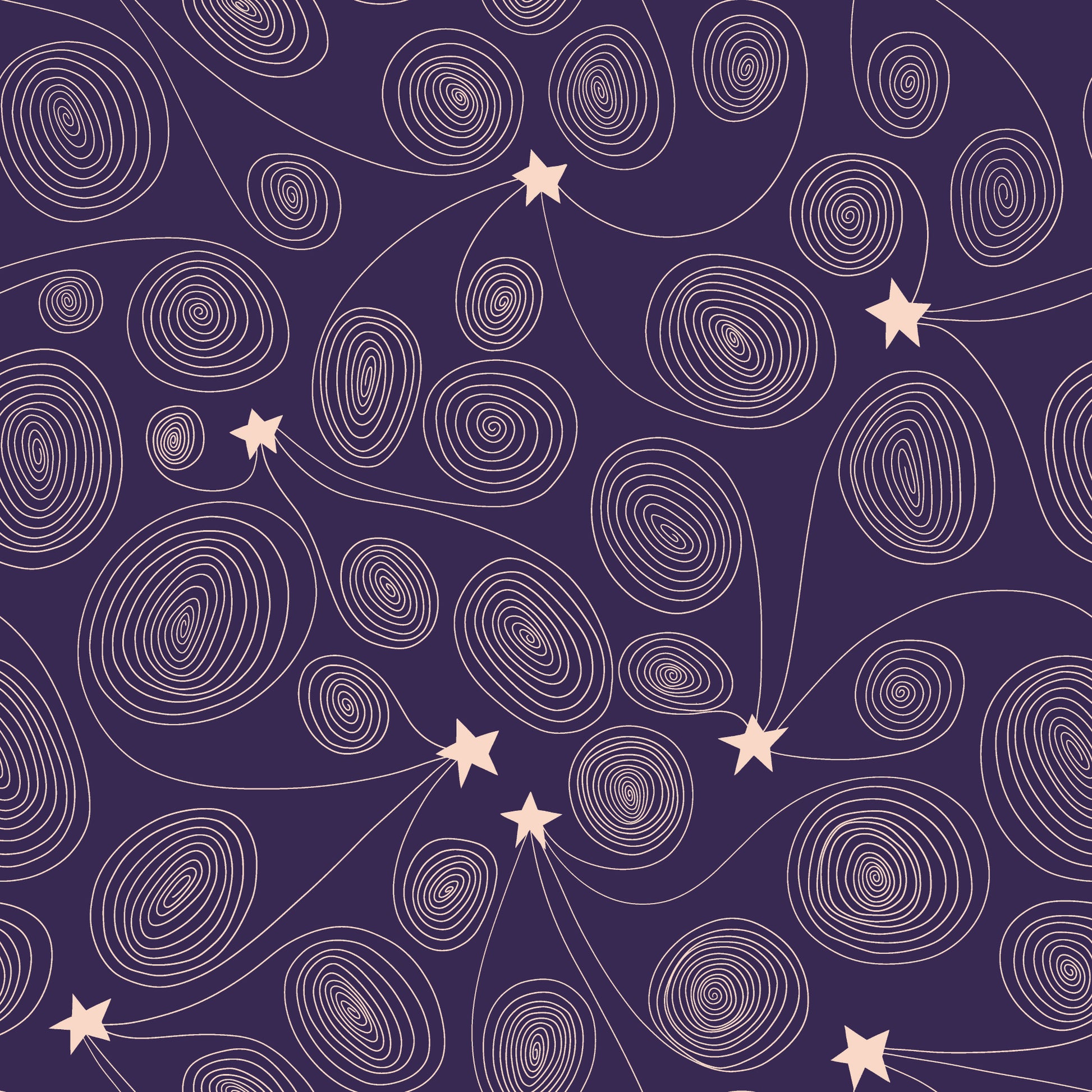 Cloud9-Star Swirls-fabric-gather here online