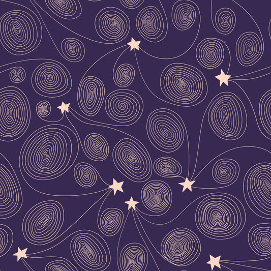 Cloud9-Star Swirls-fabric-gather here online