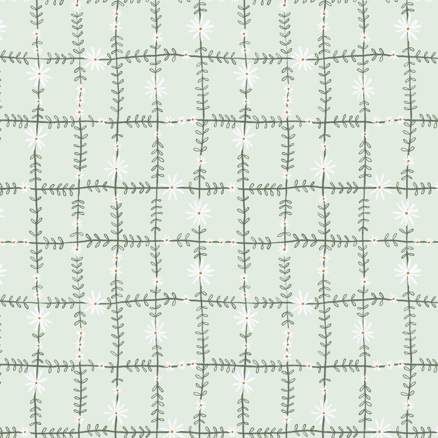 Cloud9-Daisy Chain Mint-fabric-gather here online