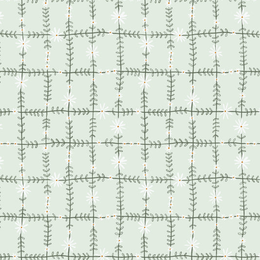 Cloud9-Daisy Chain Mint-fabric-gather here online