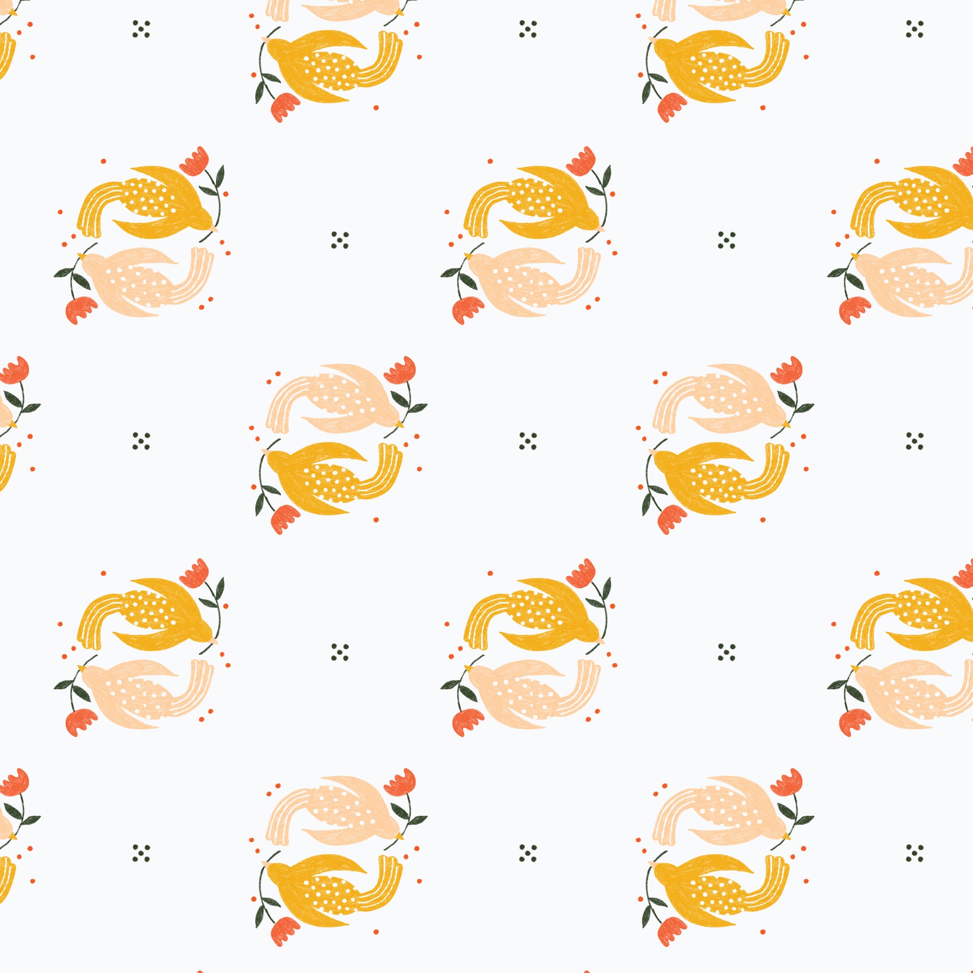 Cloud9-Floral Postage-fabric-gather here online