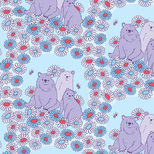 Cloud9-Daisy Bears-fabric-gather here online