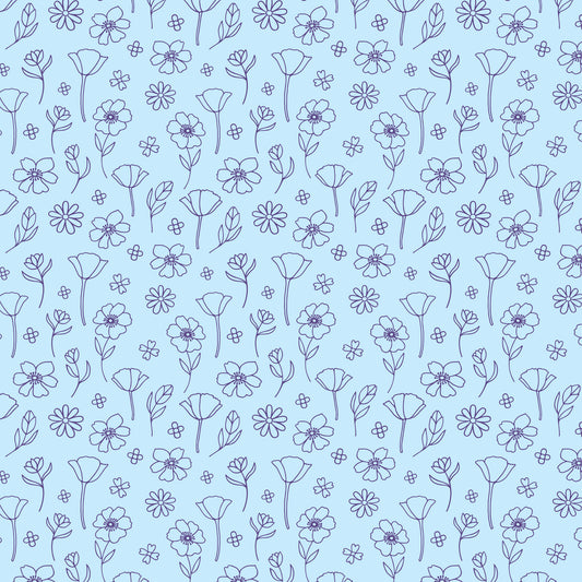 Cloud9-Ditsy Poppies-fabric-gather here online