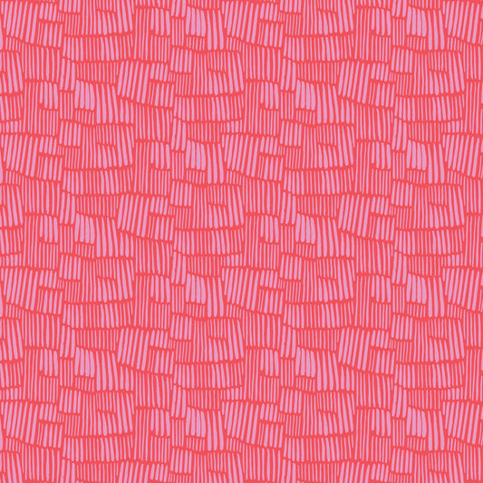 Cloud9-Brush Lines Red/Pink-fabric-gather here online